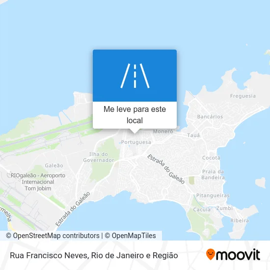 Rua Francisco Neves mapa