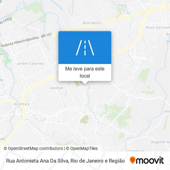 Rua Antonieta Ana Da Silva mapa