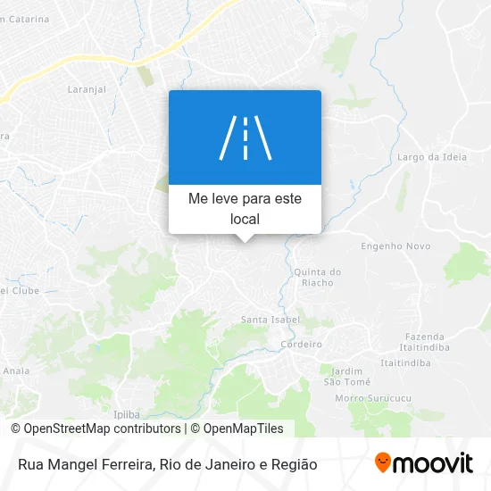 Rua Mangel Ferreira mapa