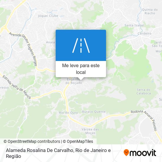 Alameda Rosalina De Carvalho mapa