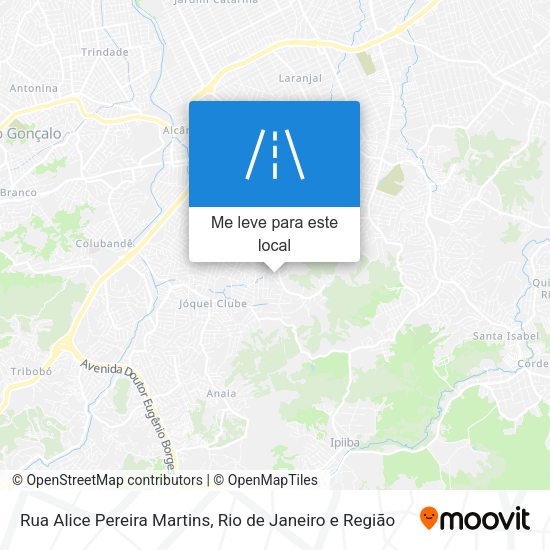 Rua Alice Pereira Martins mapa