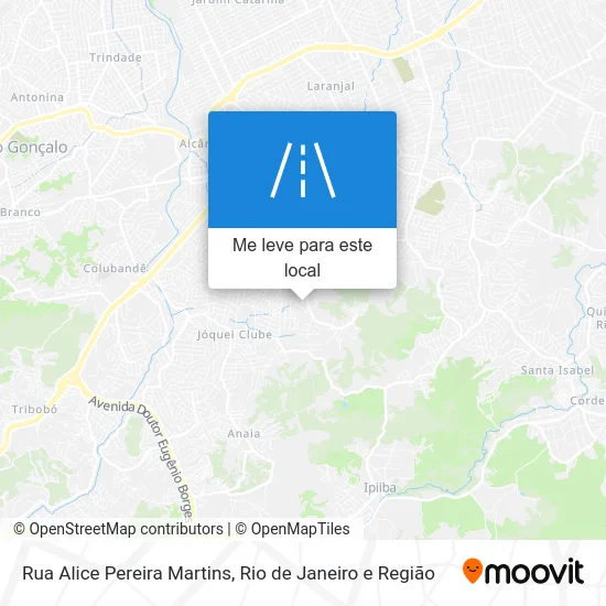 Rua Alice Pereira Martins mapa