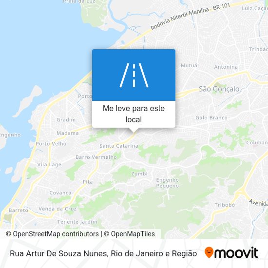 Rua Artur De Souza Nunes mapa