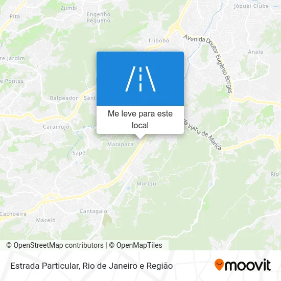 Estrada Particular mapa