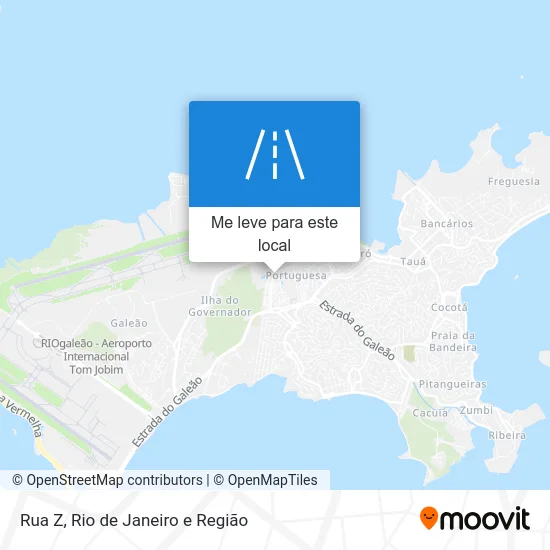 Rua Z mapa