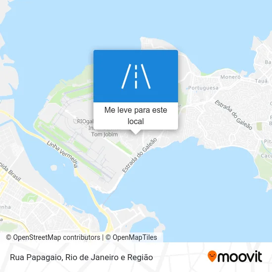 Rua Papagaio mapa