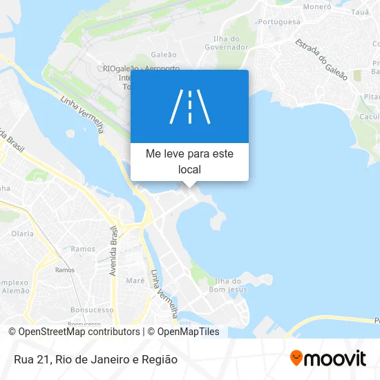 Rua 21 mapa