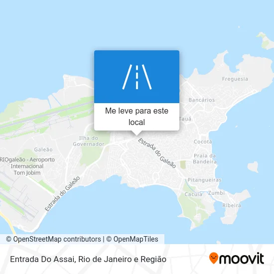 Entrada Do Assai mapa