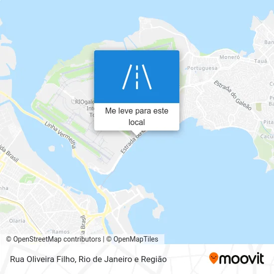 Rua Oliveira Filho mapa
