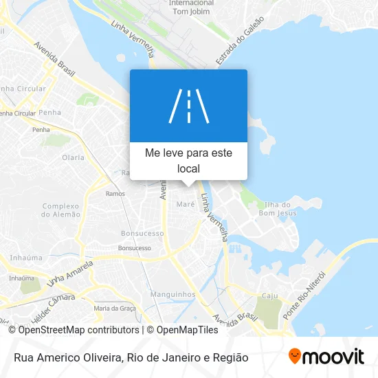 Rua Americo Oliveira mapa