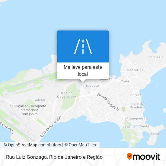 Rua Luiz Gonzaga mapa