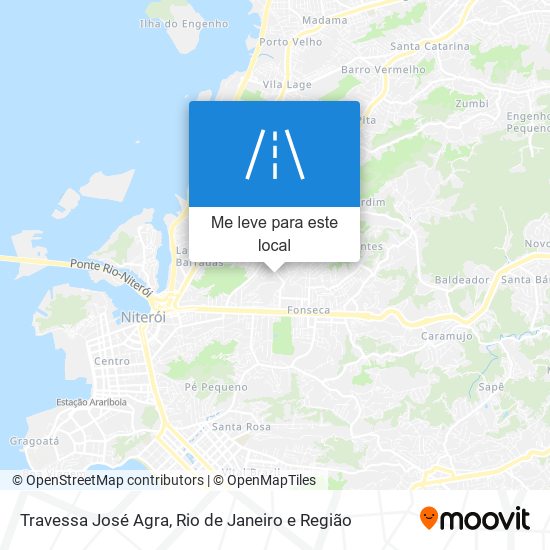 Travessa José Agra mapa