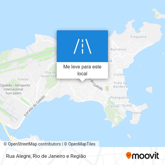 Rua Alegre mapa