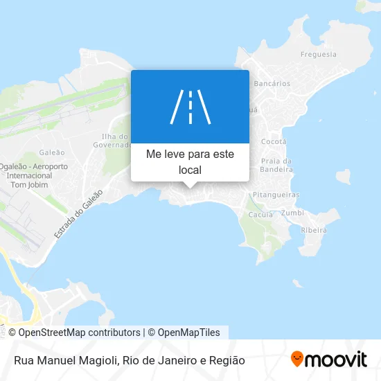 Rua Manuel Magioli mapa
