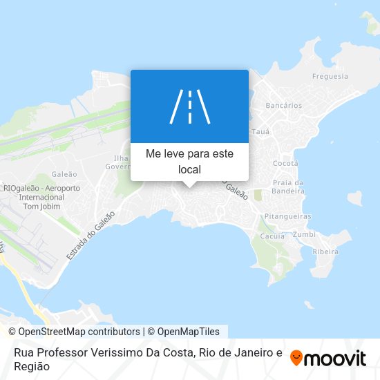 Rua Professor Verissimo Da Costa mapa
