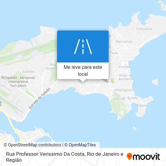 Rua Professor Verissimo Da Costa mapa