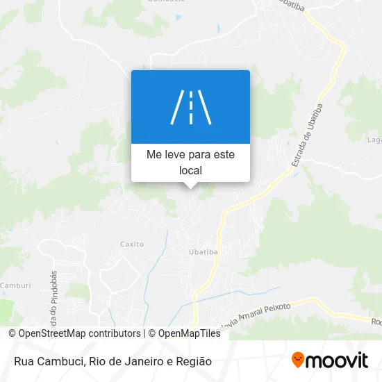 Rua Cambuci mapa