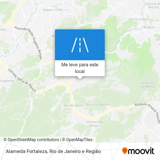 Alameda Fortaleza mapa