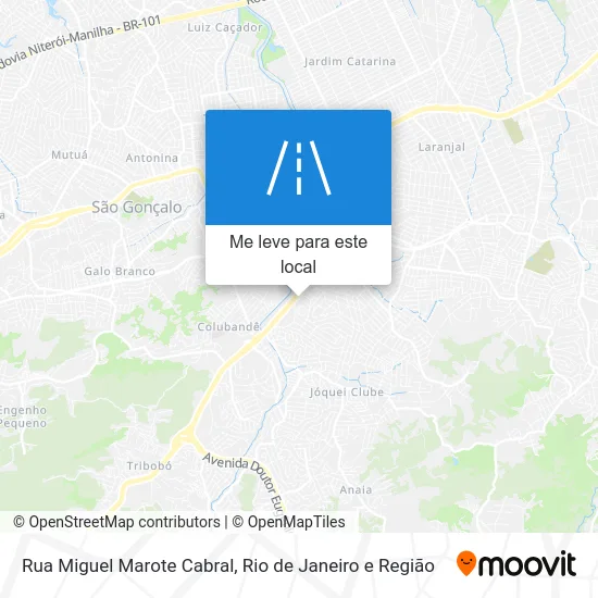 Rua Miguel Marote Cabral mapa