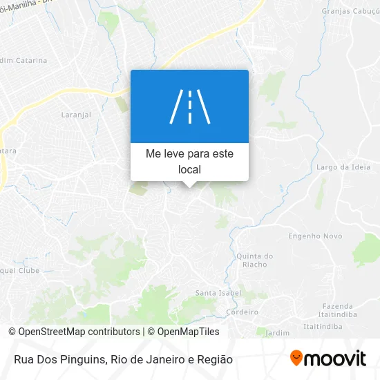 Rua Dos Pinguins mapa