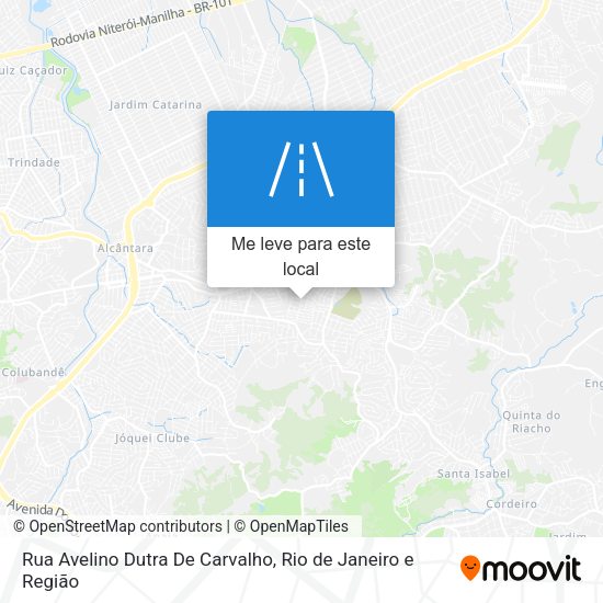 Rua Avelino Dutra De Carvalho mapa