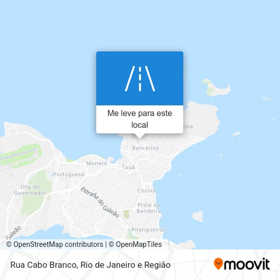 Rua Cabo Branco mapa