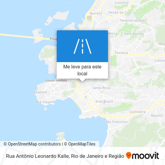 Rua Antônio Leonardo Kalle mapa