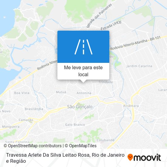 Travessa Arlete Da Silva Leitao Rosa mapa