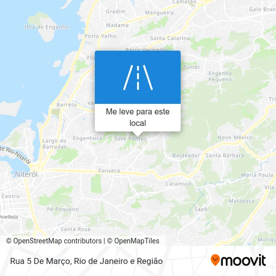 Rua 5 De Março mapa