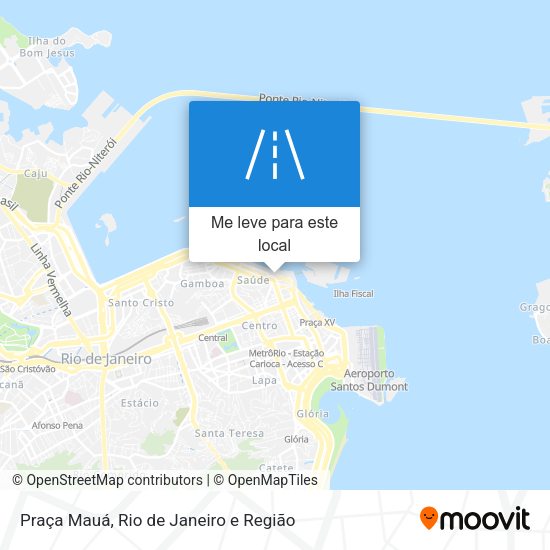Praça Mauá mapa