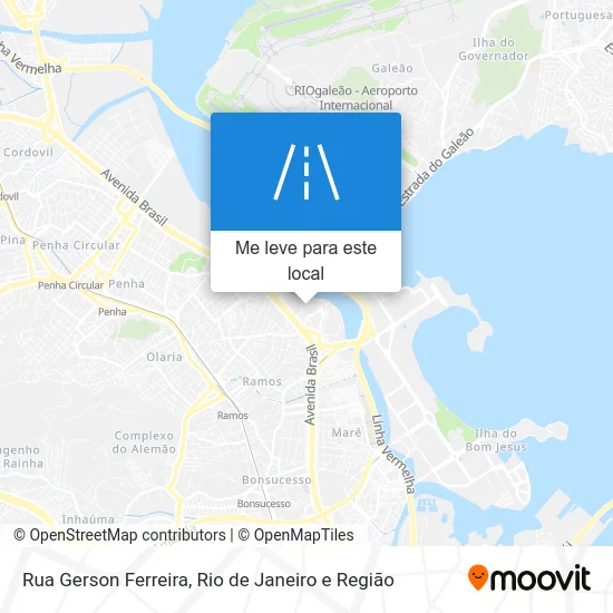 Rua Gerson Ferreira mapa