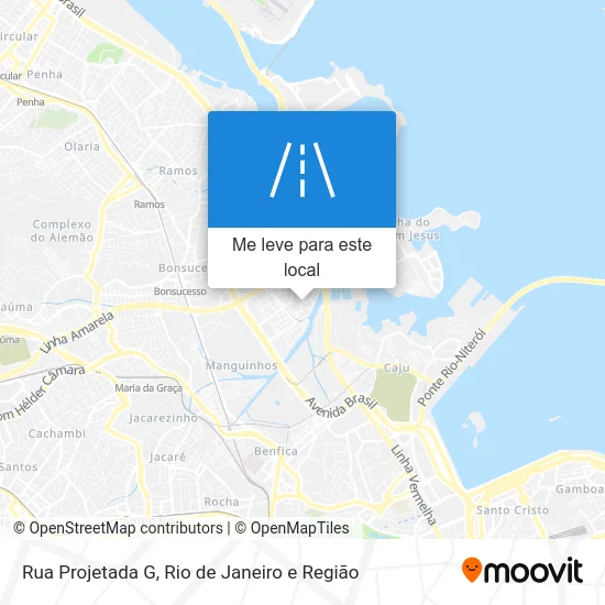 Rua Projetada G mapa