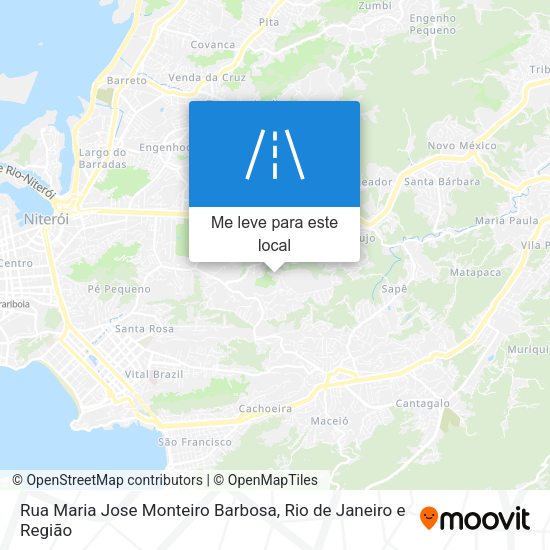 Rua Maria Jose Monteiro Barbosa mapa