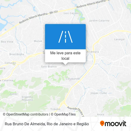 Rua Bruno De Almeida mapa
