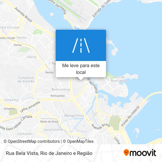 Rua Bela Vista mapa
