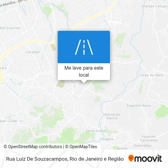 Rua Luiz De Souzacampos mapa
