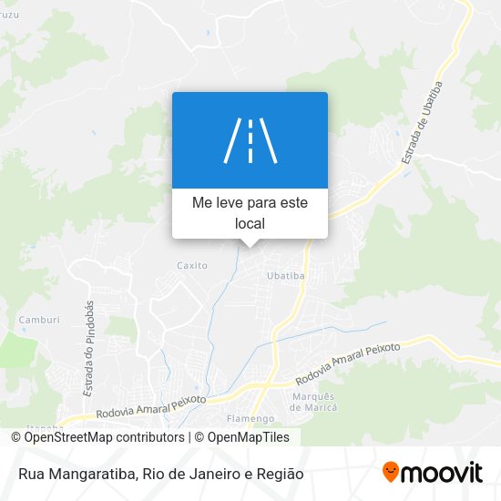 Rua Mangaratiba mapa