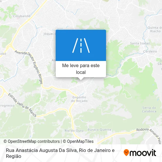 Rua Anastácia Augusta Da Silva mapa