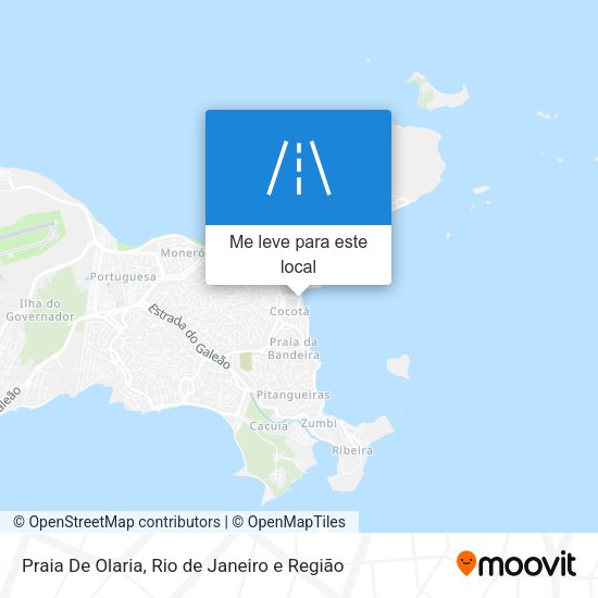 Praia De Olaria mapa