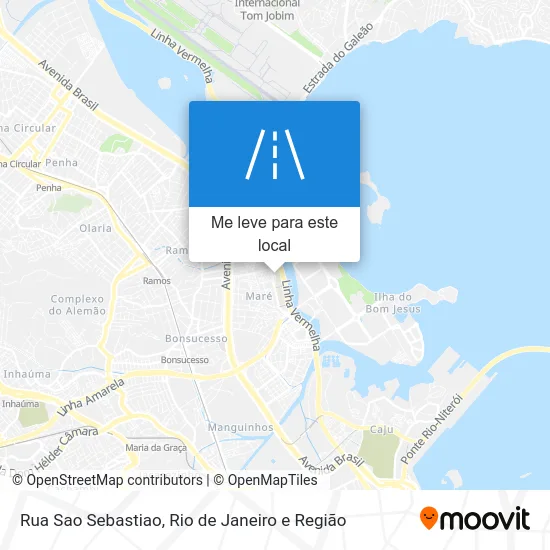 Rua Sao Sebastiao mapa