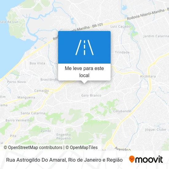 Rua Astrogildo Do Amaral mapa