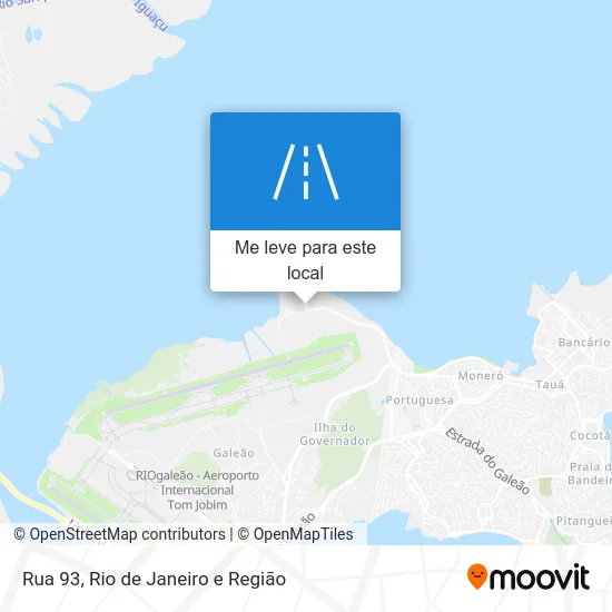 Rua 93 mapa