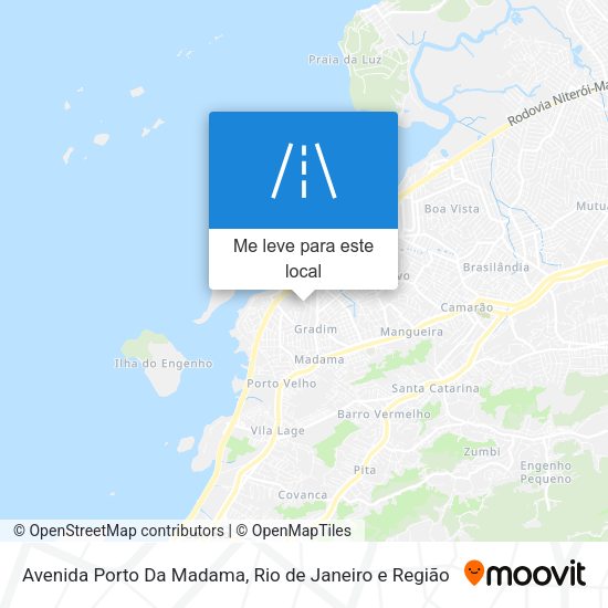 Avenida Porto Da Madama mapa