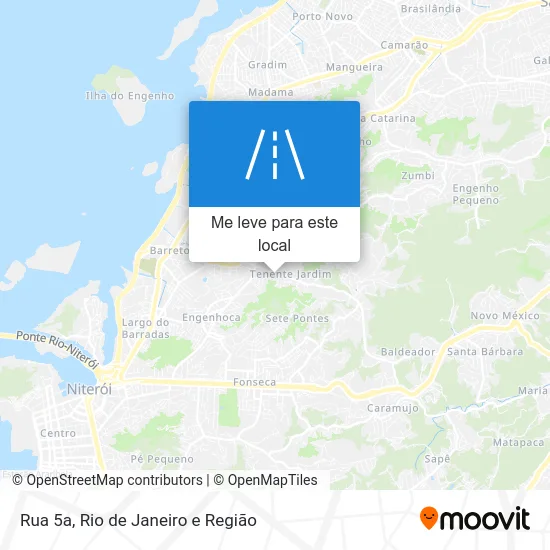 Rua 5a mapa