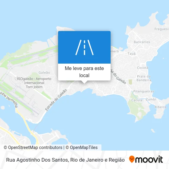 Rua Agostinho Dos Santos mapa