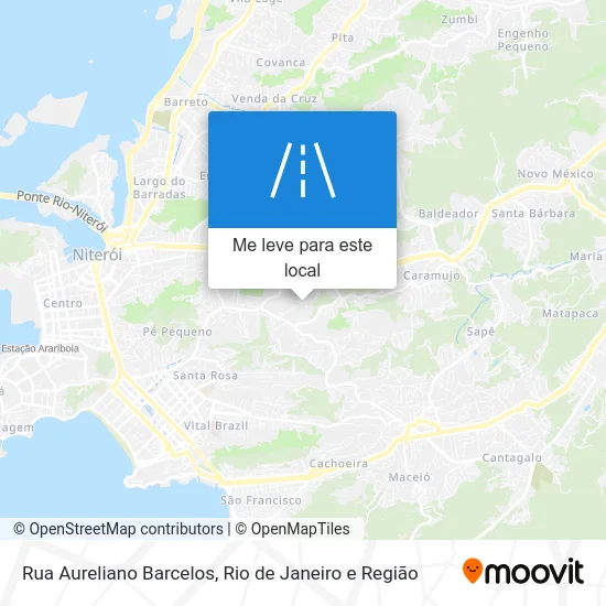 Rua Aureliano Barcelos mapa