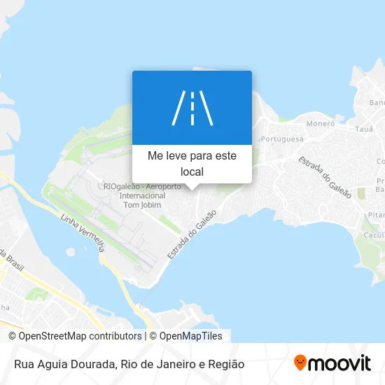 Rua Aguia Dourada mapa