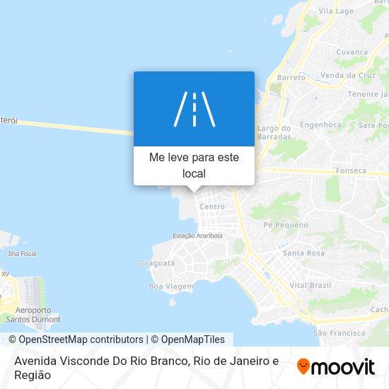 Avenida Visconde Do Rio Branco mapa