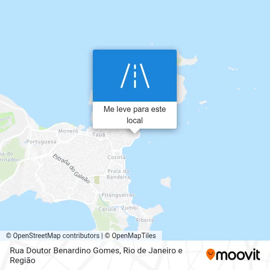Rua Doutor Benardino Gomes mapa