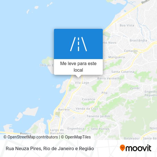 Rua Neuza Pires mapa